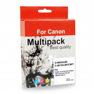 Картридж для струйного принтера Canon PGI-480/CLI-481 MULTI PACK - Revcol, 5 картриджей.